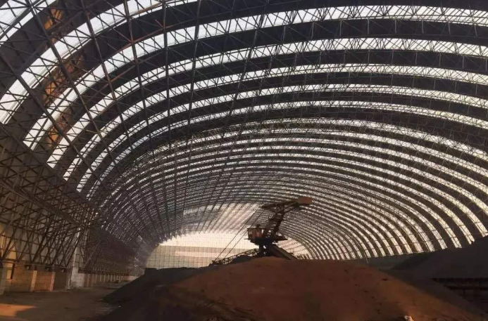 汨罗概述原料场封闭技术的特点和类型