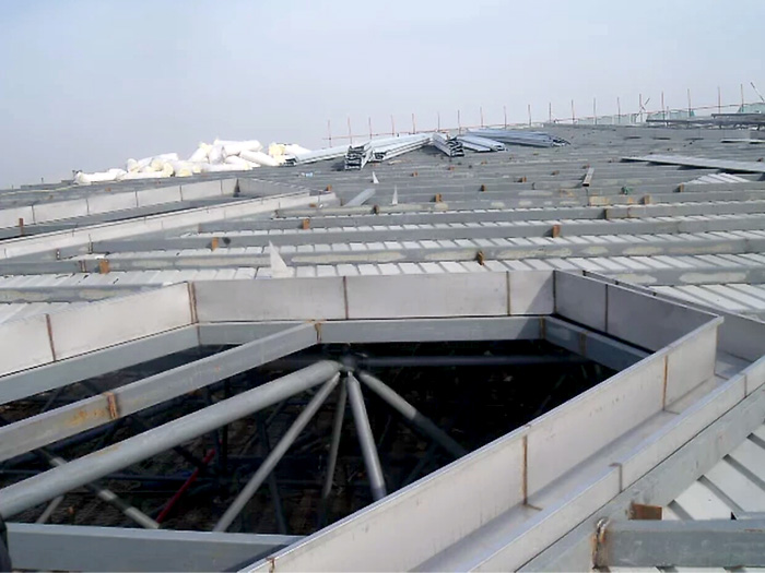 汨罗安吉县体育馆网架